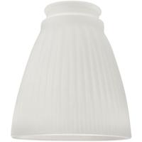 Craftmade 758F Signature Frosted Ribbed Fan Glass, Cone thumb