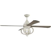 Craftmade AUG60CW4 Augusta 60 inch Cottage White with Driftwood Blades Ceiling Fan  photo thumbnail