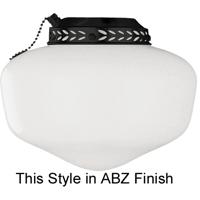 Craftmade ELK1ABZ Universal 1 Light CFL Aged Bronze Brushed Fan Light Kit in Dry, Schoolhouse thumb