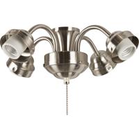 Craftmade F425-BN-LED Universal LED Brushed Satin Nickel Fan Light Fitter, Shades Sold Separately photo thumbnail