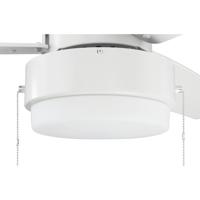 Intrepid 52 Inch White With White Ash Blades Ceiling Fan