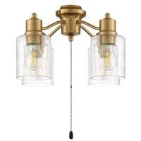 Craftmade LK403107-SB-LED Universal LED Satin Brass Fan Light Kit thumb