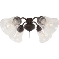 Craftmade LK425391-ABZ-LED Universal LED Aged Bronze Brushed Fan Light Kit thumb