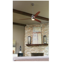 Sonnet 60 Inch Espresso With Clear Acrylic Blades Indoor Ceiling Fan Kit In 60