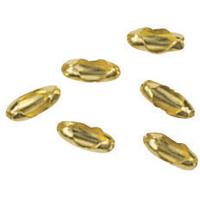 Craftmade PCC-BB Signature Bright Brass Bead Chain Connectors in Burnished Brass photo thumbnail