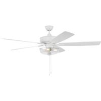 Craftmade S101W5-60WWOK Super Pro 101 60 inch White with White/Washed Oak Blades Contractor Ceiling Fan S101W5-60WWOK_100.jpg thumb
