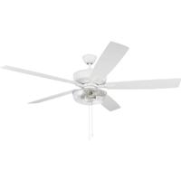 Craftmade S101W5-60WWOK Super Pro 101 60 inch White with White/Washed Oak Blades Contractor Ceiling Fan S101W5-60WWOK_800.jpg thumb