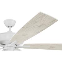 Craftmade S104W5-60WWOK Super Pro 104 60 inch White with White/Washed Oak Blades Contractor Ceiling Fan S104W5-60WWOK_501.jpg thumb