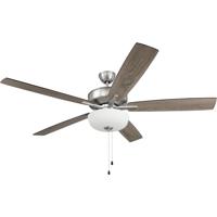 Craftmade S111BNK5-60DWGWN Super Pro 111 60 inch Brushed Polished Nickel with Driftwood/Grey Walnut Blades Contractor Ceiling Fan S111BNK5-60DWGWN_900.jpg thumb