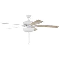 Craftmade S111W5-60WWOK Super Pro 111 60 inch White with White/Washed Oak Blades Contractor Ceiling Fan S111W5-60WWOK_200.jpg thumb
