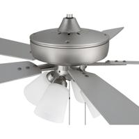 Craftmade S114BN5-60BNGW Super Pro 114 60 inch Brushed Satin Nickel with Brushed Nickel/Greywood Blades Contractor Ceiling Fan S114BN5-60BNGW_502.jpg thumb