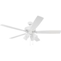 Craftmade S114W5-60WWOK Super Pro 114 60 inch White with White/Washed Oak Blades Contractor Ceiling Fan S114W5-60WWOK_900.jpg thumb