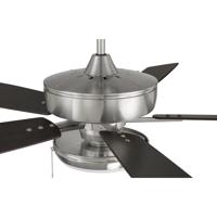 Craftmade S119BNK5-60DWGWN Super Pro 119 60 inch Brushed Polished Nickel with Driftwood/Grey Walnut Blades Contractor Ceiling Fan, Pan S119BNK5-60DWGWN_502.jpg thumb