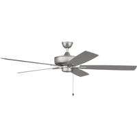 Craftmade S60BN5-60BNGW Super Pro 60 inch Brushed Satin Nickel with Brushed Nickel/Greywood Blades Contractor Ceiling Fan photo thumbnail