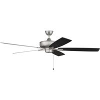 Craftmade S60BN5-60BNGW Super Pro 60 inch Brushed Satin Nickel with Brushed Nickel/Greywood Blades Contractor Ceiling Fan S60BN5-60BNGW_200.jpg thumb