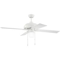 Craftmade SB52W4 South Beach 52 inch White Indoor/Outdoor Ceiling Fan thumb