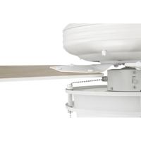 Craftmade STO52W5 Stonegate 52 inch White with White/Ash Blades Ceiling Fan STO52W5_800.jpg thumb
