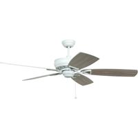Craftmade SUA56WW5 Supreme Air 56 inch White with Reversible Matte White and White Washed Blades Indoor/Outdoor Ceiling Fan thumb