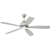 Craftmade SWY52PLN5 Swyft 52 inch Polished Nickel with Brushed Nickel/Grey Wood Blades Ceiling Fan photo thumbnail
