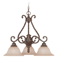 Craftmade 22433-ET Sutherland 3 Light 26 inch English Toffee Down Chandelier Ceiling Light in Light Umber Etched Sutherland_22433-ET.jpg thumb