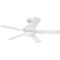 Craftmade TMP52W5 Tempo 52 inch White with Reversible White Blades Ceiling Fan photo thumbnail