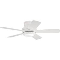 Craftmade TMPH44W5 Tempo Hugger 44 inch White with White/White Blades Ceiling Fan photo thumbnail