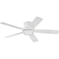 Craftmade TMPH52W5 Tempo Hugger 52 inch White with White/White Blades Ceiling Fan photo thumbnail