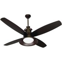 Craftmade UN52OBG4-LED Union 52 inch Oiled Bronze Gilded with Oiled Bronze Blades Indoor/Outdoor Ceiling Fan photo thumbnail