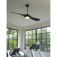 Craftmade Vg54fb2 Vogue 54 Inch Flat Black Ceiling Fan