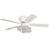 Craftmade WC42WW5C3F Wyman 42 inch White with White/White Washed Blades Ceiling Fan thumb