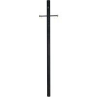 Craftmade Z8794-TB Smooth 84 inch Textured Black Outdoor Direct Burial Pole in Textured Matte Black, Smooth thumb