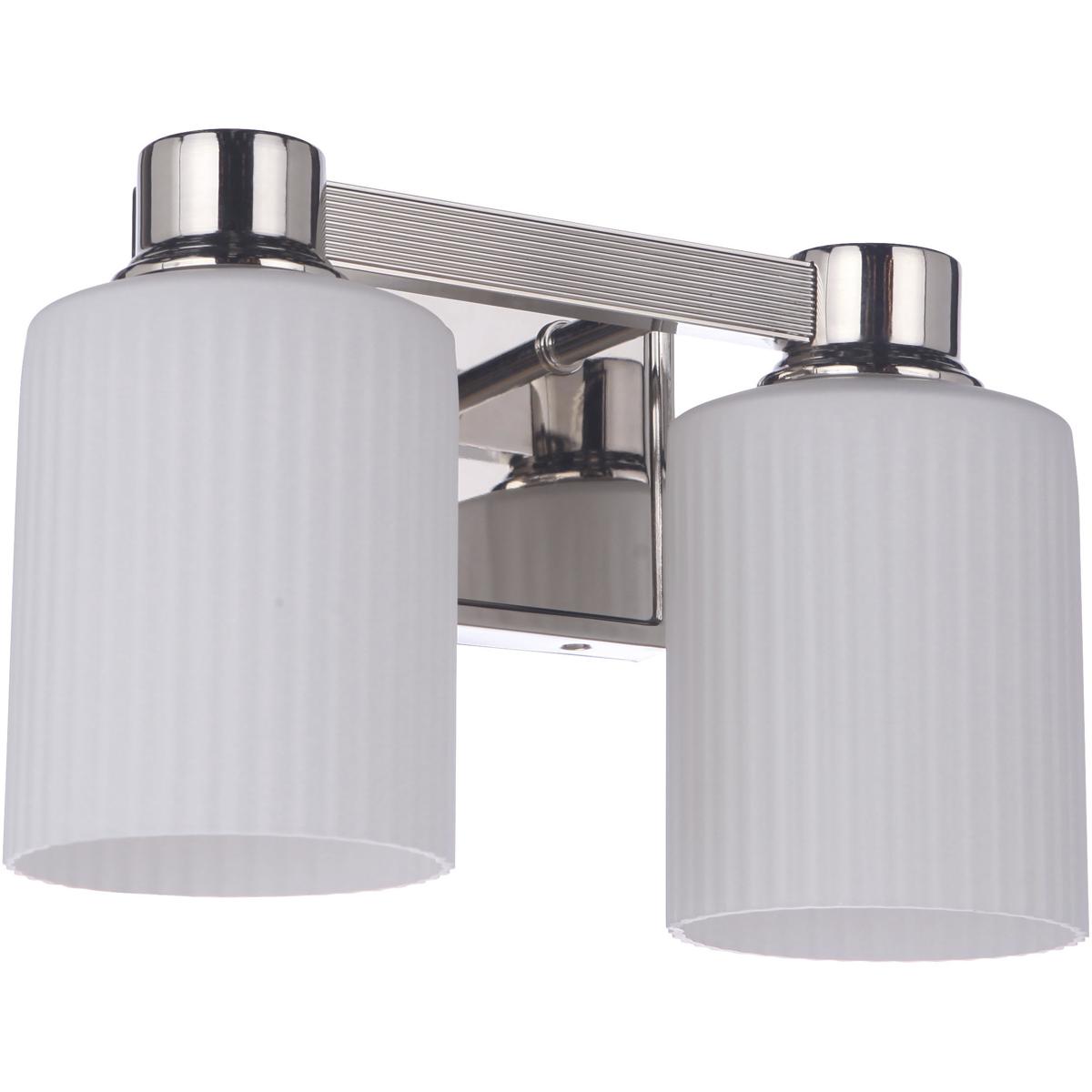 Craftmade 12912PLN2 Bretton 2 Light 12 inch Polished Nickel Vanity Light Wall Light