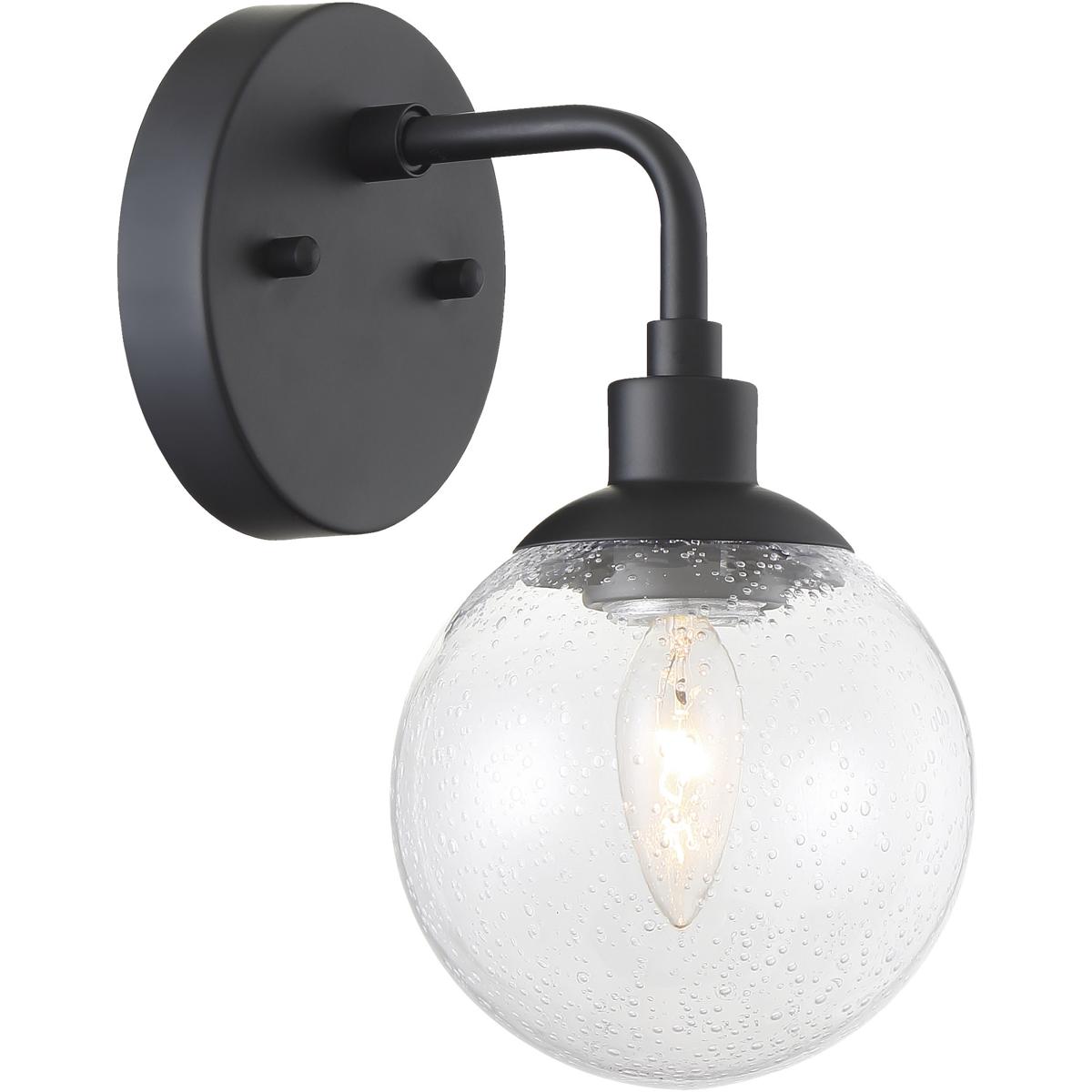 Craftmade 53301FB Neighborhood Que 1 Light 6 inch Flat Black Wall Sconce Wall Light