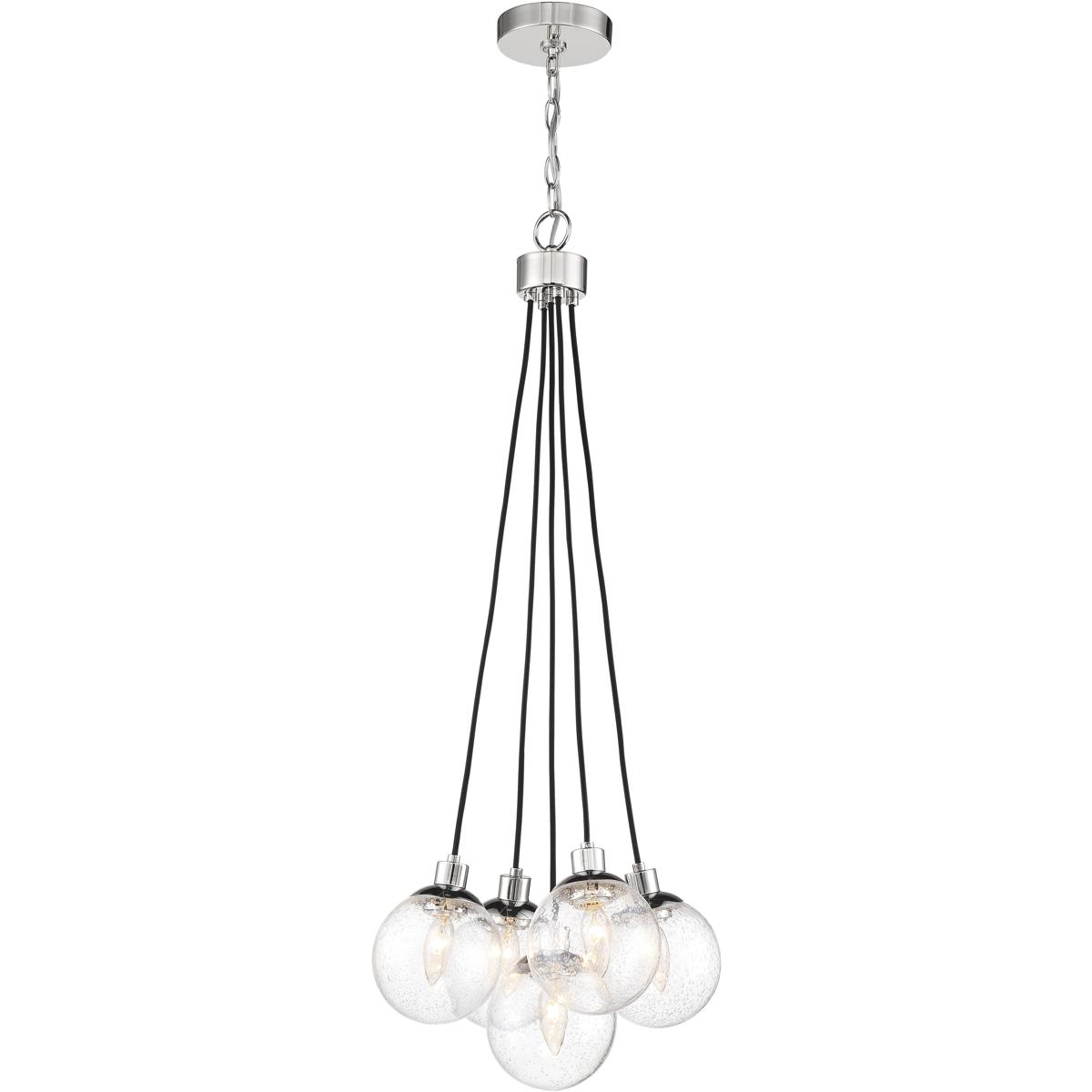 Craftmade 53395CH Neighborhood Que 5 Light 1475 inch Chrome Pendant Ceiling Light
