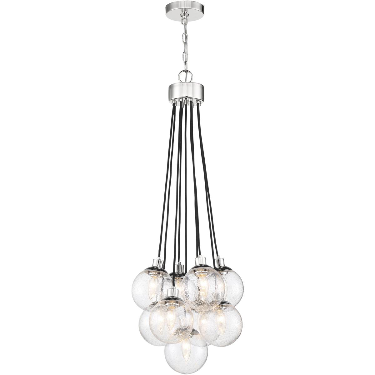 Craftmade 53399CH Neighborhood Que 9 Light 1625 inch Chrome Pendant Ceiling Light