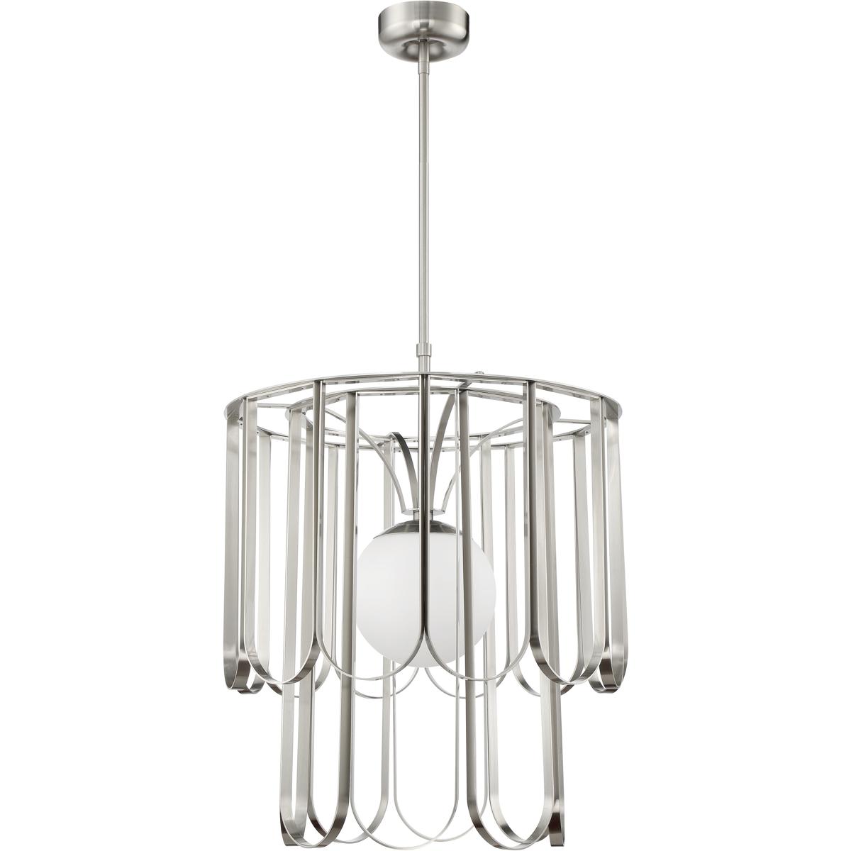 Craftmade 54991-BNK Melody 1 Light 25 inch Brushed Polished Nickel Pendant Ceiling Light