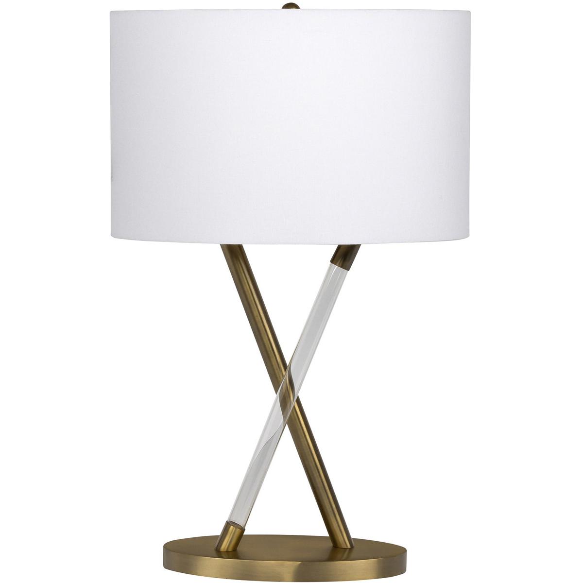 Craftmade 86224 Bejamin 25 inch 60 watt Satin Brass Table Lamp Portable Light