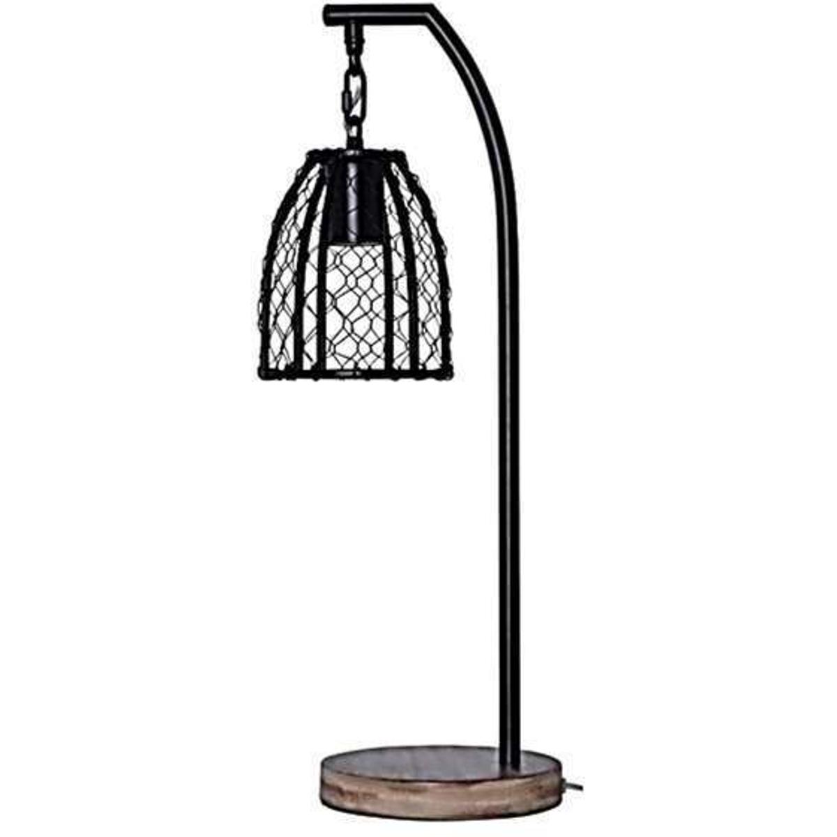 Craftmade 86252 Bejamin 22.75 inch 40 watt Flat Black Table Lamp Portable Light