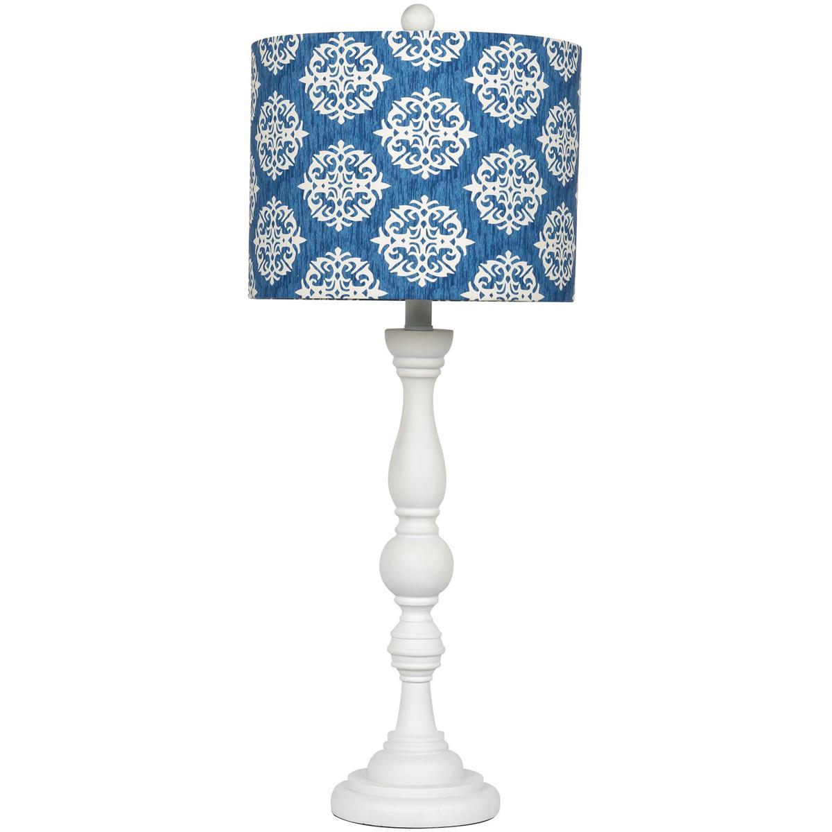 Craftmade 86209 Bejamin 28 inch 60 watt Matte White Table Lamp Portable Light