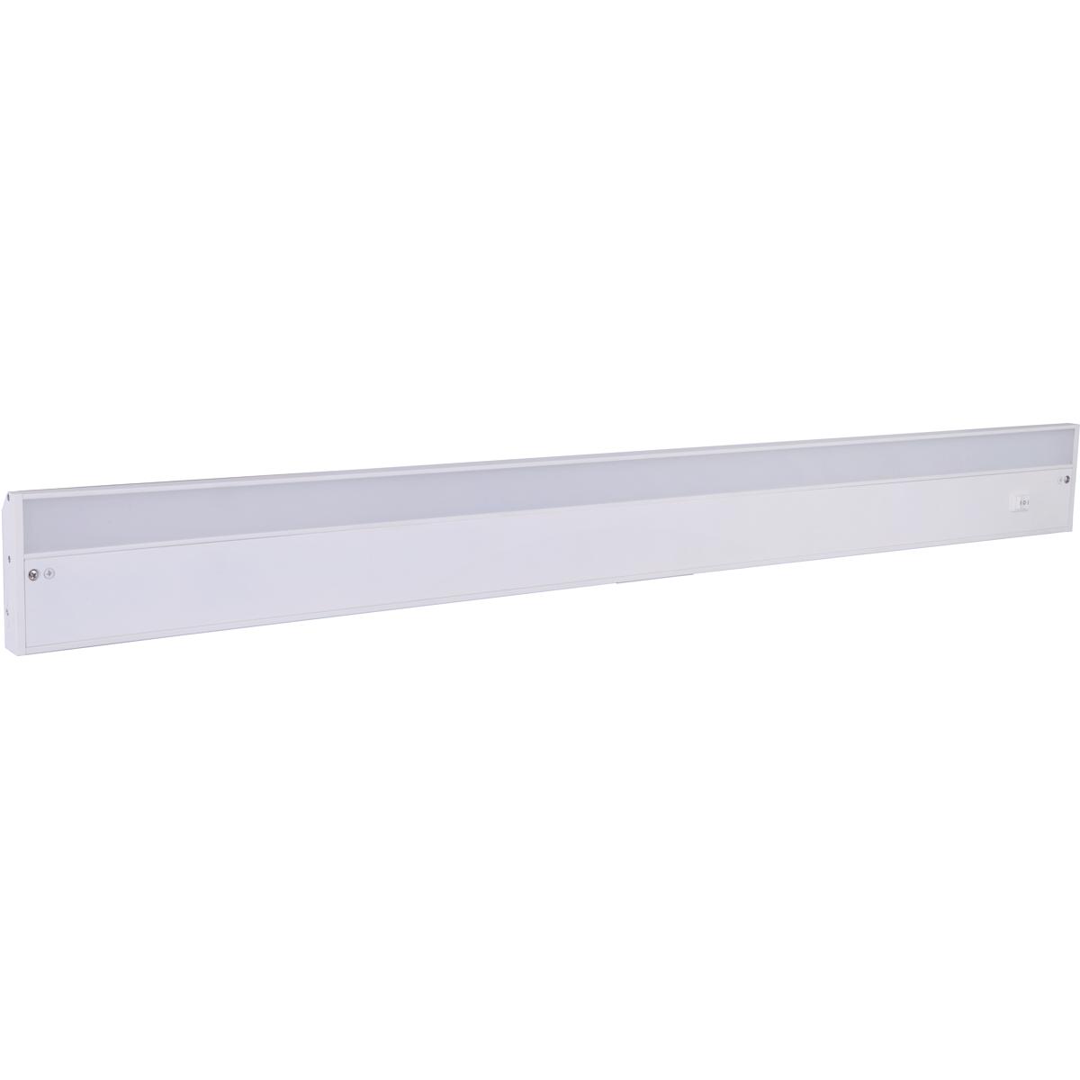 Craftmade CUC1036-W-LED Sleek 120 LED 36 inch White Under Cabinet Light Bar