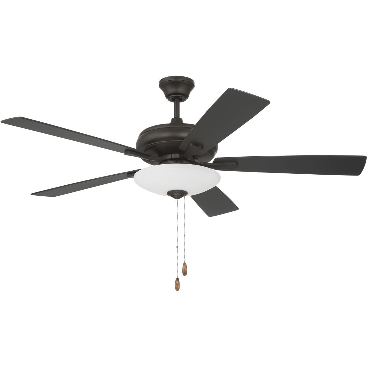Craftmade ECF111ESP5ESPWLN Eos 52 inch Espresso with EspressoWalnut Blades Ceiling Fan Blades Included Contractor Fan