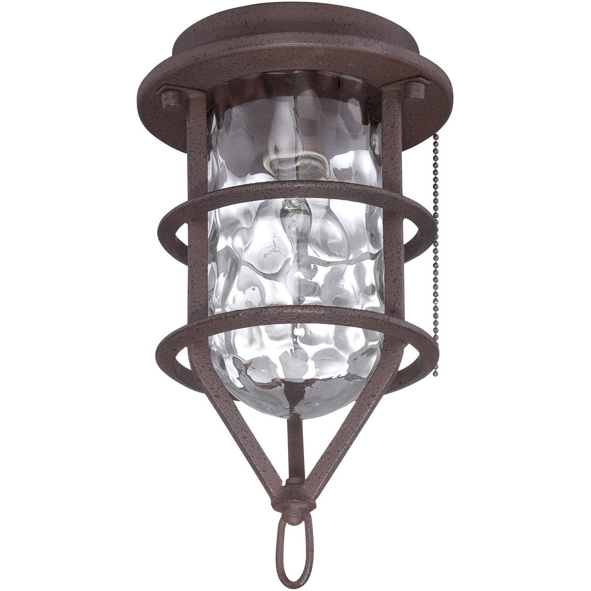 Craftmade OLK200-FB-LED Universal LED Clear Water Outdoor Fan Bowl Light Kit in Flat Black, Bowl