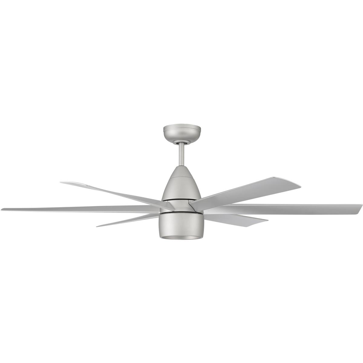 Craftmade QRK54TI6 Quirk 54 inch Titanium with TitaniumTitanium Blades Ceiling Fan