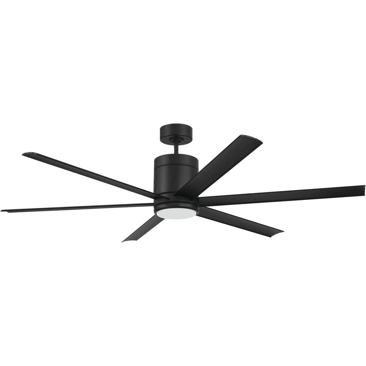 Craftmade TTE65FB6 Tate 65 inch Flat Black Ceiling Fan