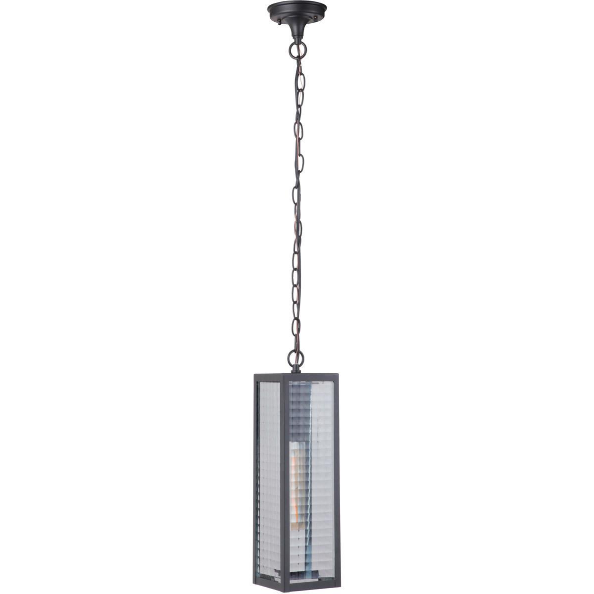 Craftmade Z4521-MN-SC Deka 1 Light 4.85 inch Midnight Outdoor Pendant, Large