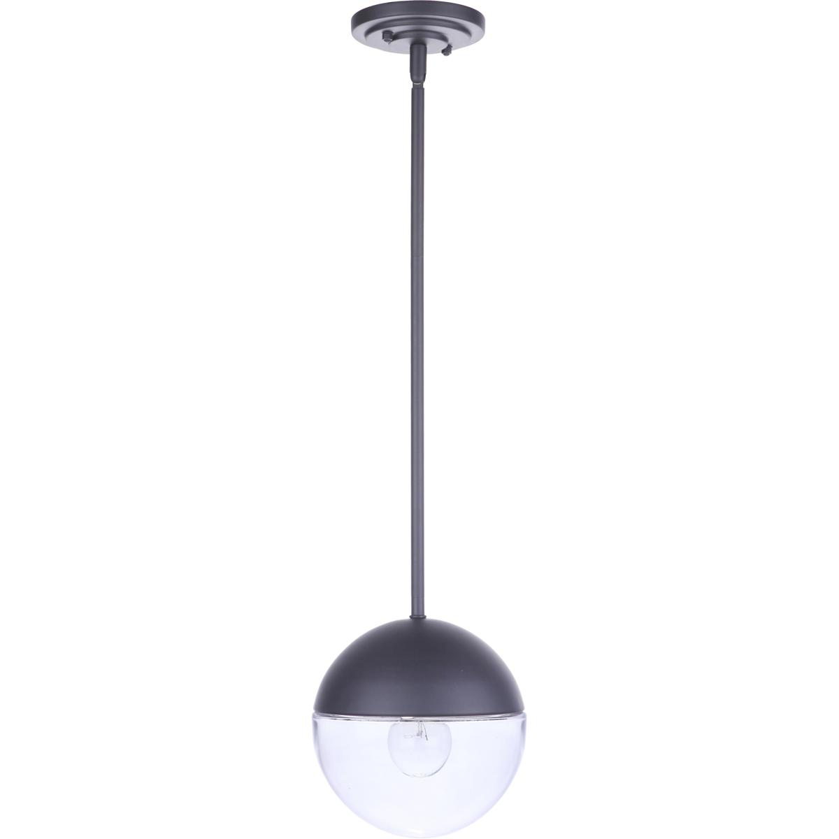 Craftmade ZA3411-MN Evie 1 Light 7.5 inch Midnight Outdoor Pendant