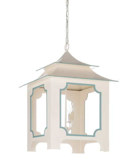 blue lantern pendant light