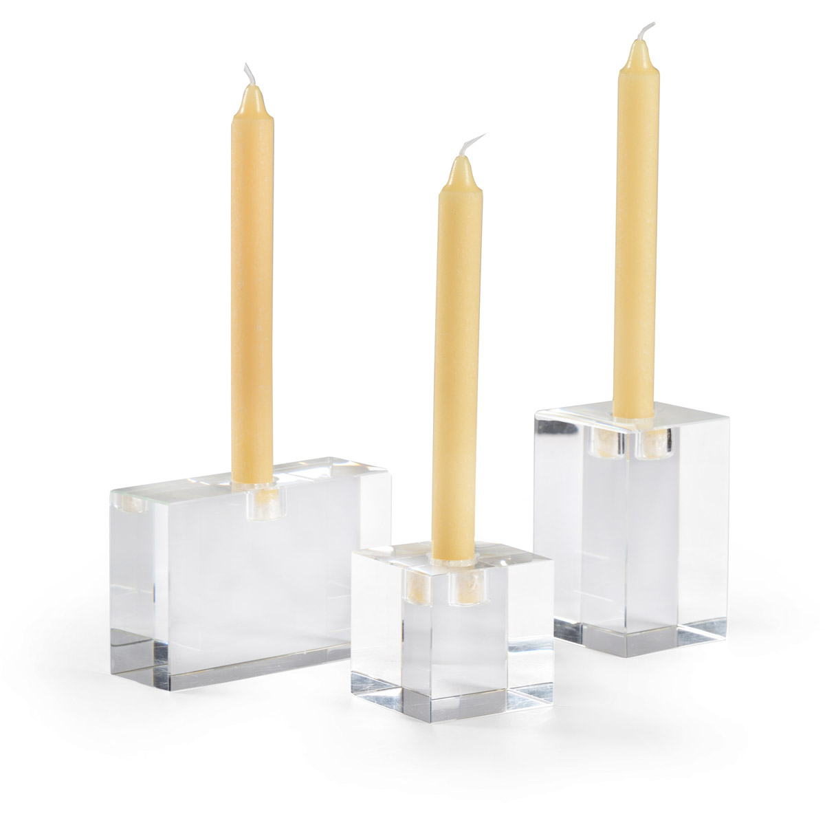 Chelsea House 383551 Chelsea House 6 X 4 inch Candlesticks, Set of 3