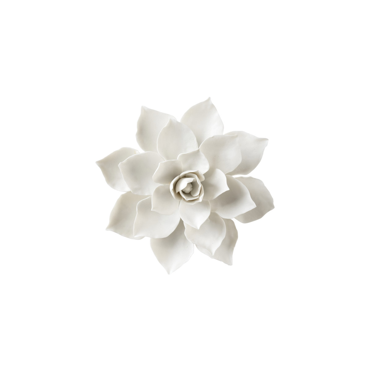 Chelsea House 385131 Elizabeth Wicker Matte White Decorative Object