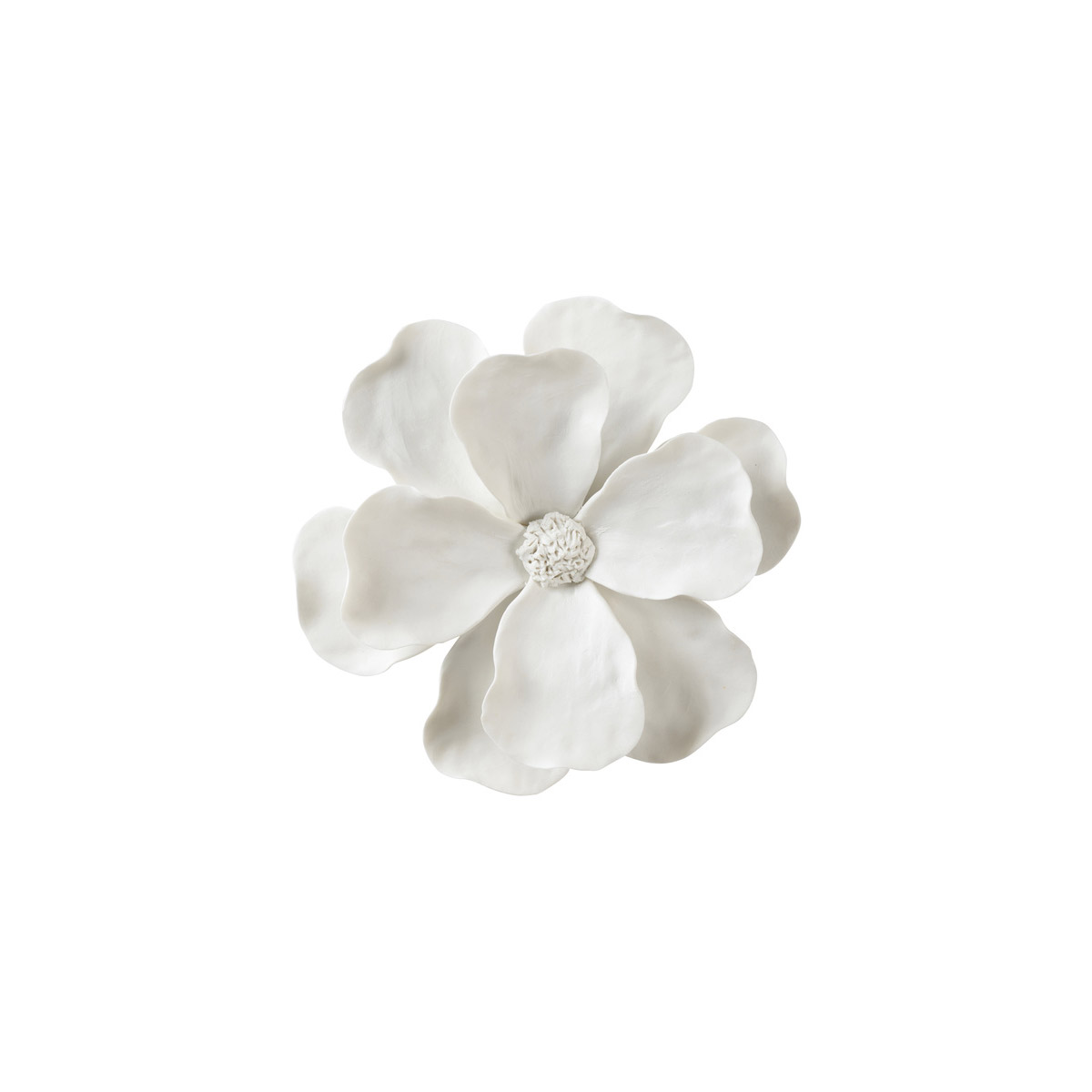 Chelsea House 385132 Elizabeth Wicker Matte White Decorative Object